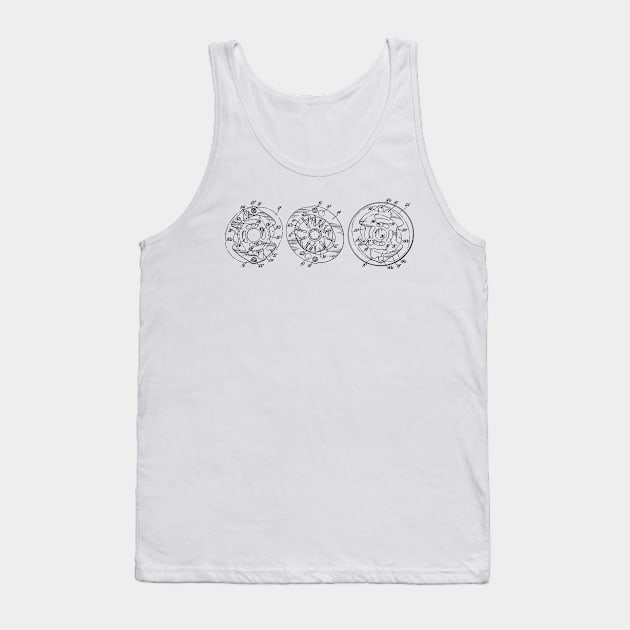 Pump Vintage Patent Hand Drawing Tank Top by TheYoungDesigns